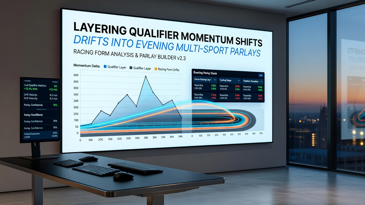 Evening multi-sport parlay construction combining tennis qualifiers and racing form data
