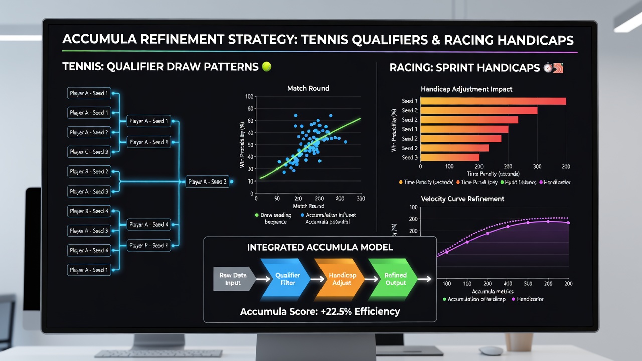 Sprint handicap analysis chart showing weight and pace correlations