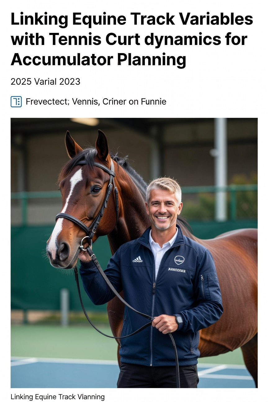 Equine track variables and tennis court surfaces shown in a comparative betting analysis graphic